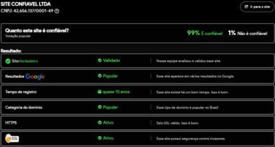 Site verificado e verdadeiro:utbetcom